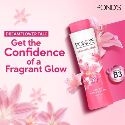 POND'S Dream Flower Magic Fragrant Talc with Glowing, 100G
