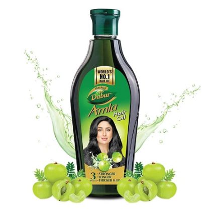 Dabur Amla Hair Oil - 90 ml | For Strong, Long and Thick hair | Nourishes Scalp | Controls Hair Fall, Strengthens Hair & Promotes Hair Growth