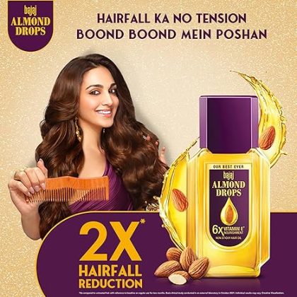 Indian Bajaj Almond Drop Hair  Oil 100 ML