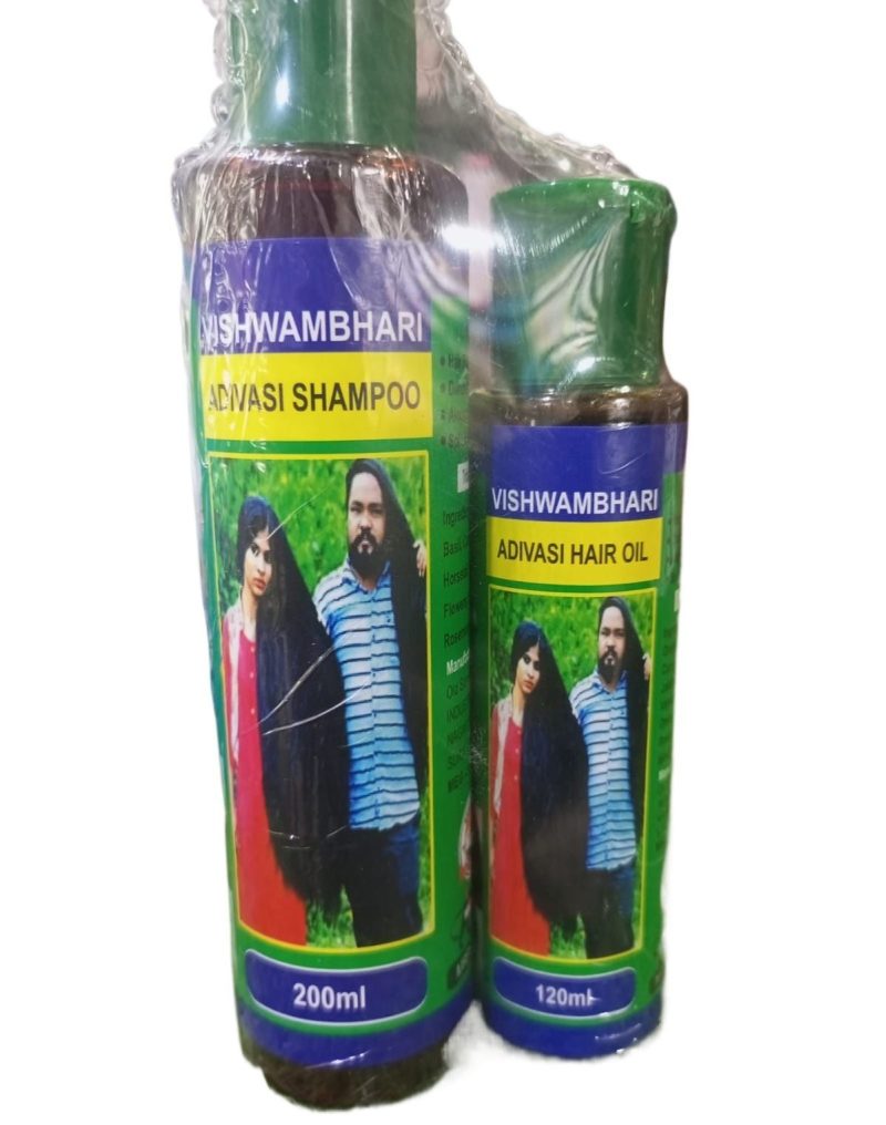 Vishwambari Adivasi Oil & Shampoo Bundle - Image 2