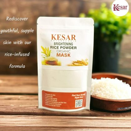 Kesar Rice Powder Organic Face Mask