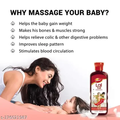 Dabur Lal Tail Ayurvedic Baby Massage Oil – 100ml