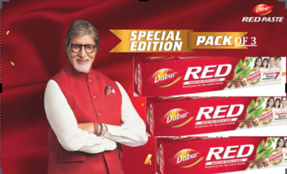 Dabur Red Toothpaste - 100g ,Pack of 3  | Fluoride Free | Helps in Bad Breath Treatment, Cavity Protection, Plaque Removal |For Whole Mouth Health| Power of 13 Potent Ayurvedic Herbs